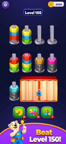 Nut Sort 3D: Color Match Screenshot 7 of 8