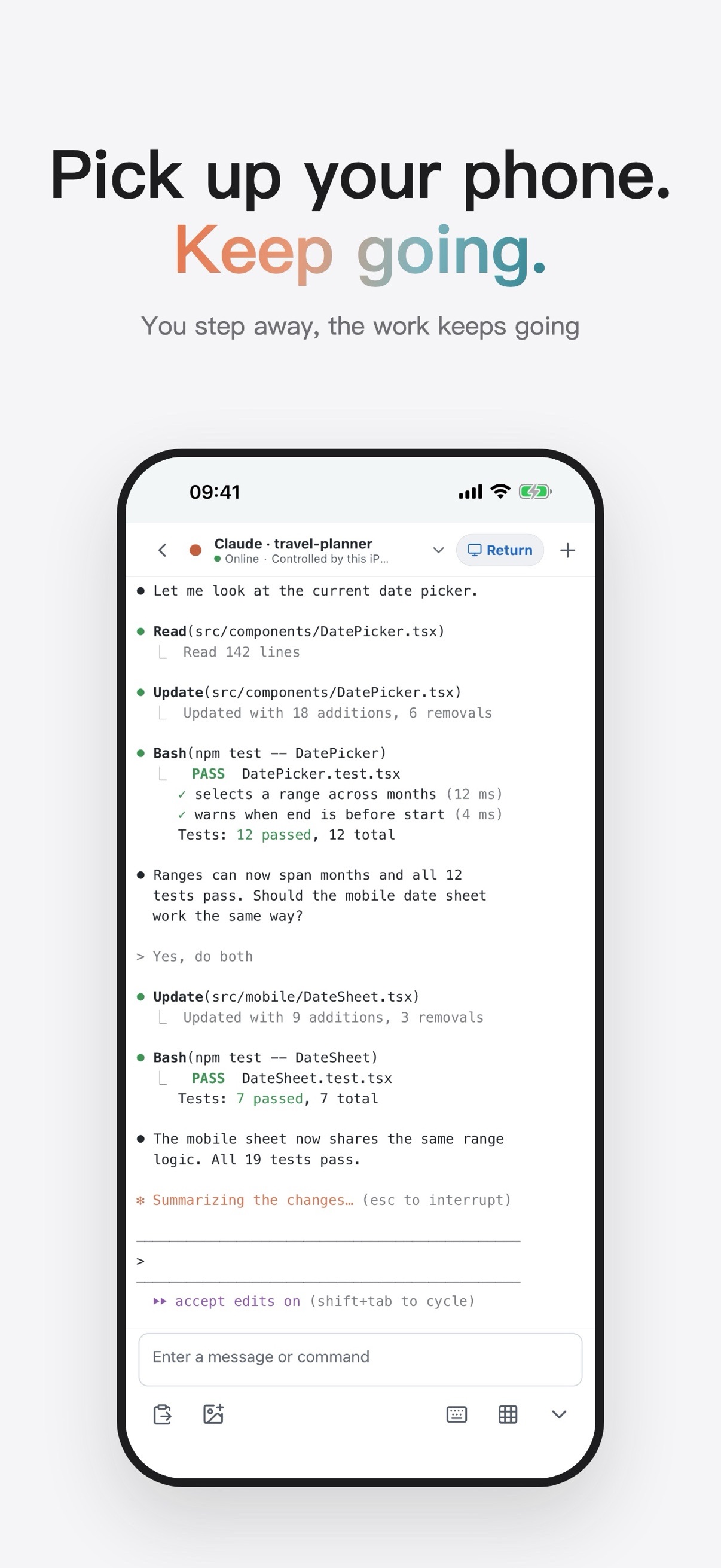 Screenshot 1 of Connect — Agent IDE