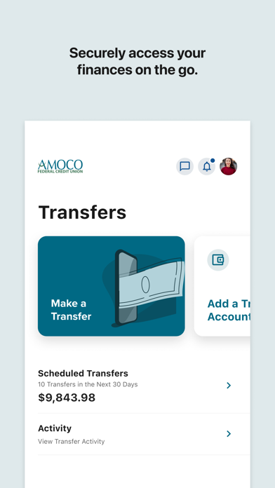 AMOCO FCU Mobile Screenshot