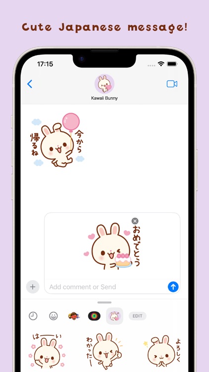 Kawaii Bunny Stickers (JP)