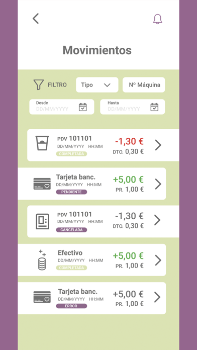 Delikia App Screenshot