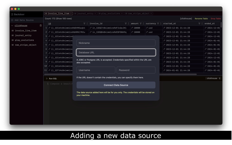#3. Backdoor Database Tool (macOS) Por: Tanin Na Nakorn