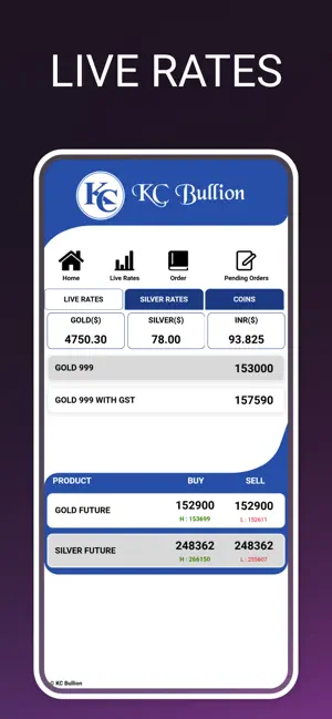 KC Bullion screenshot 1