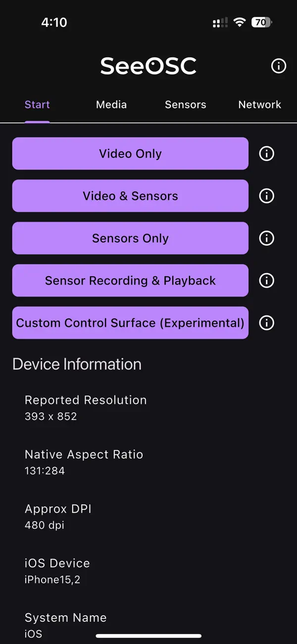 #1. SeeOSC (iOS) Bởi: Jayden Allen