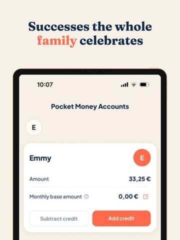 Family Allowance & Chores iPad screenshot