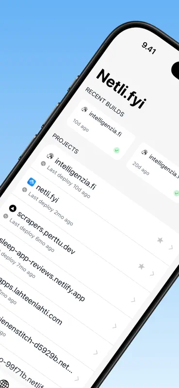Netli.fyi: Netlify Client screenshot 2 of 8