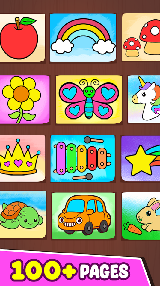 #1. Toddler Coloring Drawing Book (iOS) By: payal patel