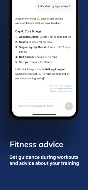trainr - AI Workout Partner screenshot 3