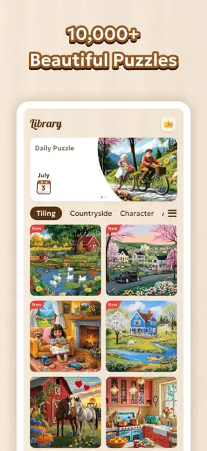 Jigsaw Puzzle - Countryside screenshot 1