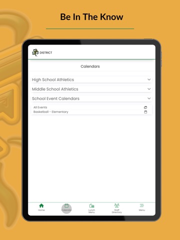 Freedom Area School District iPad screenshot