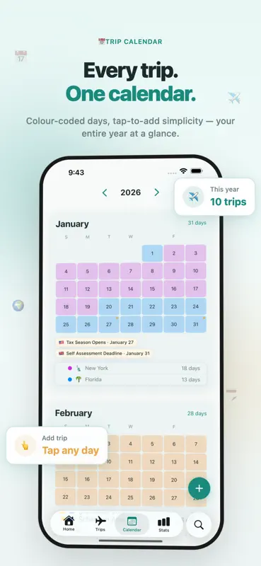 Tax Days: Residency Tracker screenshot 3 of 8