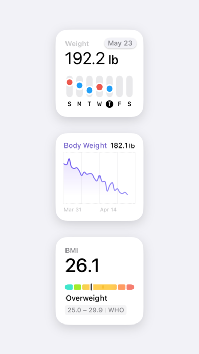 MyWeight² Screenshot