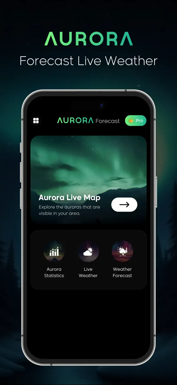 Screenshot #3 pour Aurora Forecast, Live Weather