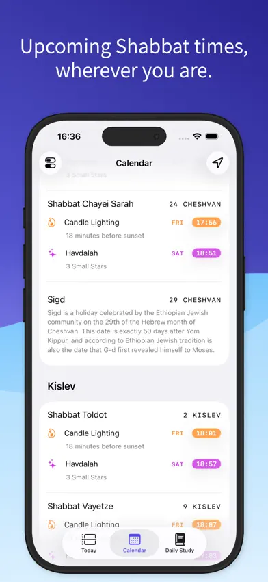Zmanim Pro screenshot 3