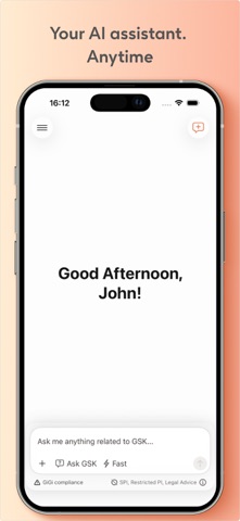 GiGi - GSK Digital Assistant screenshot