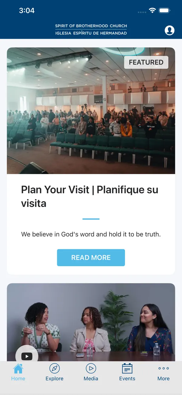 Screenshot #1 pour Spirit of Brotherhood Church