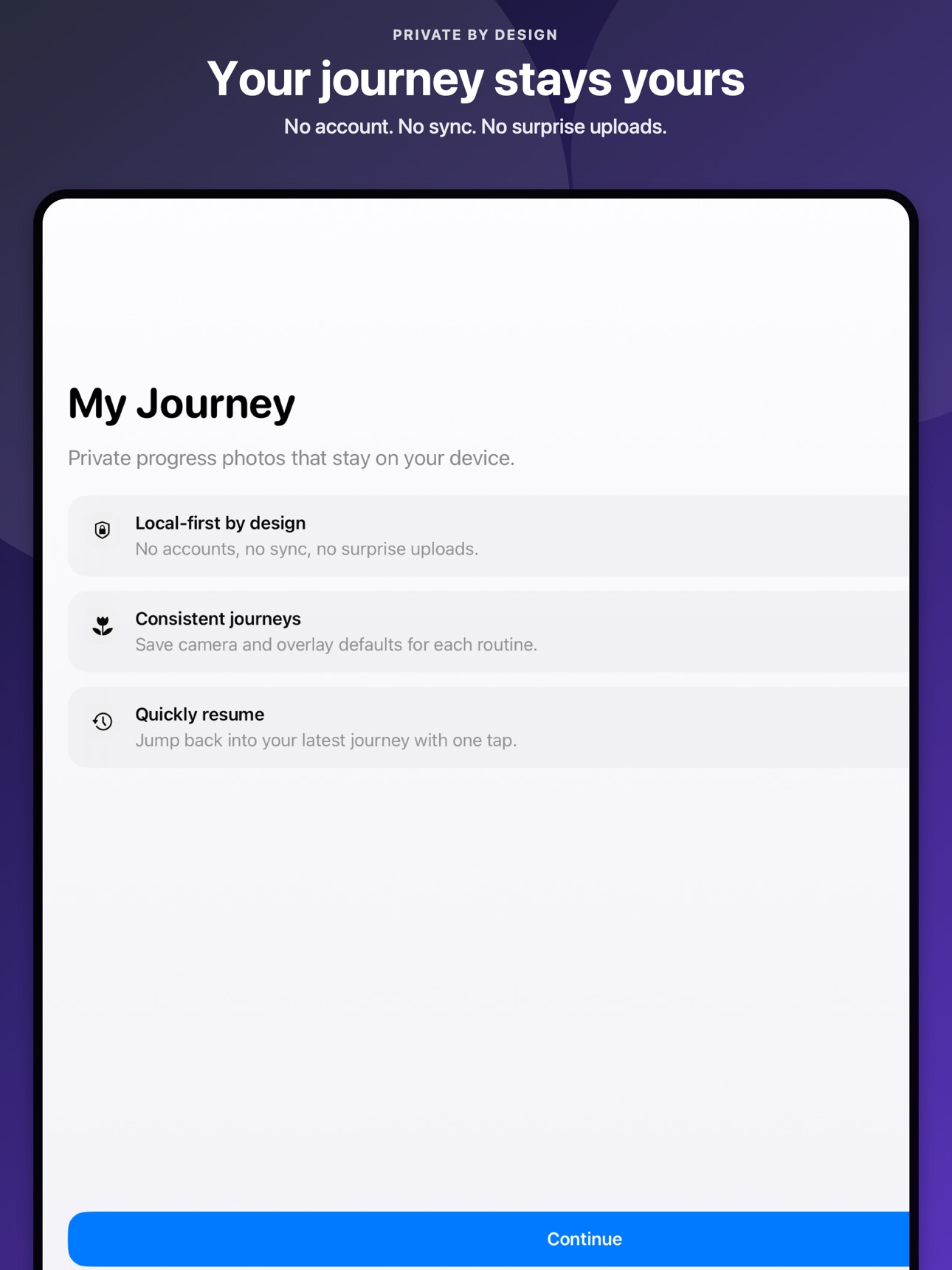 Screenshot 6 of My Journey - progress in pics