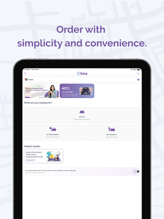 Screenshot #4 pour eZhire Car Rental | No Deposit