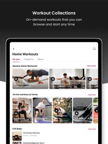 Ascend Fitness iPad screenshot