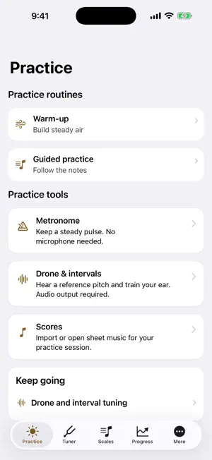 BrassTune: Tuner & Metronome screenshot 1