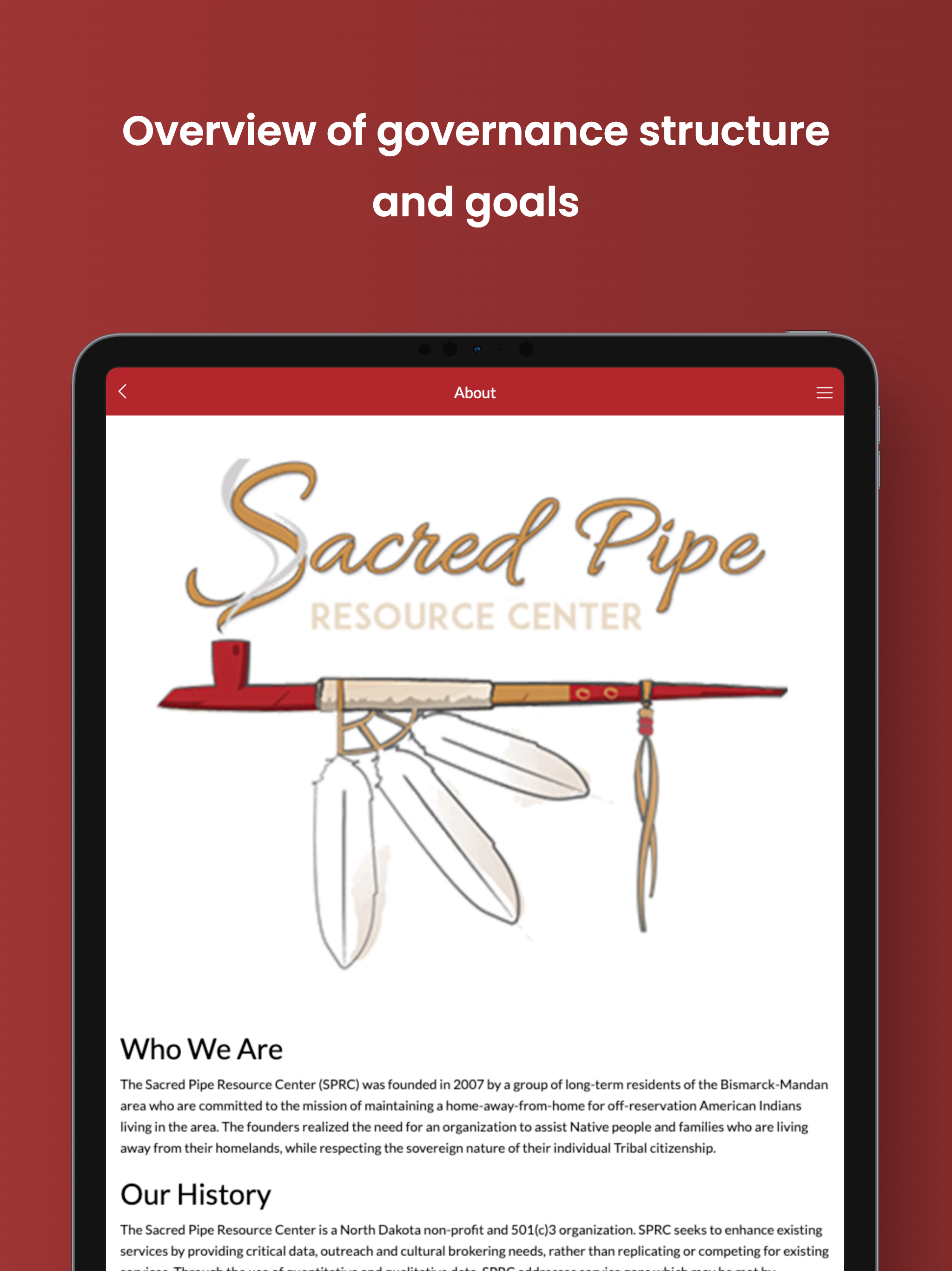Sacred Pipe Resource Center