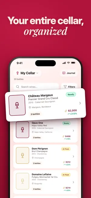 Cella: Wine Cellar & Scanner screenshot 2