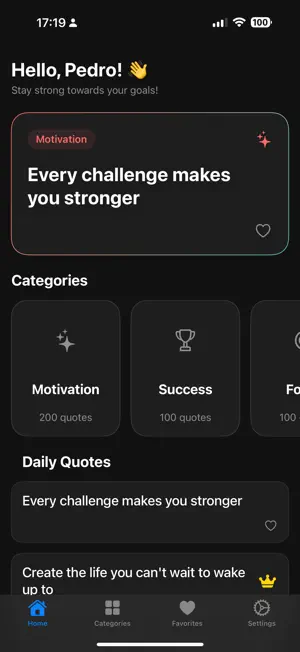 Motivational Monday Quotes screenshot 1