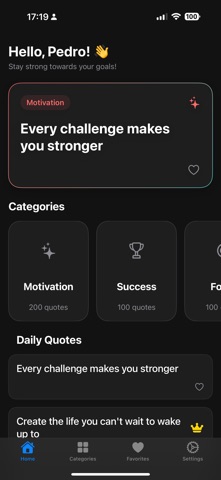 Motivational Monday Quotes screenshot