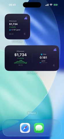 BG Eth Tracker screenshot