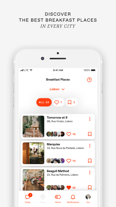 The Breakfast App iPhone screenshot 6 - Social Networking app