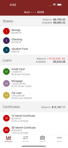 Instant Maple Mobile Banking Screenshot 2 of 5