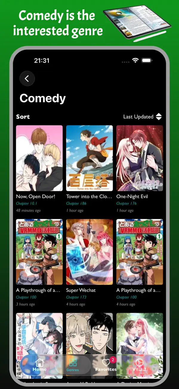 Screenshot #2 pour MangaKakalot - Manga Reader