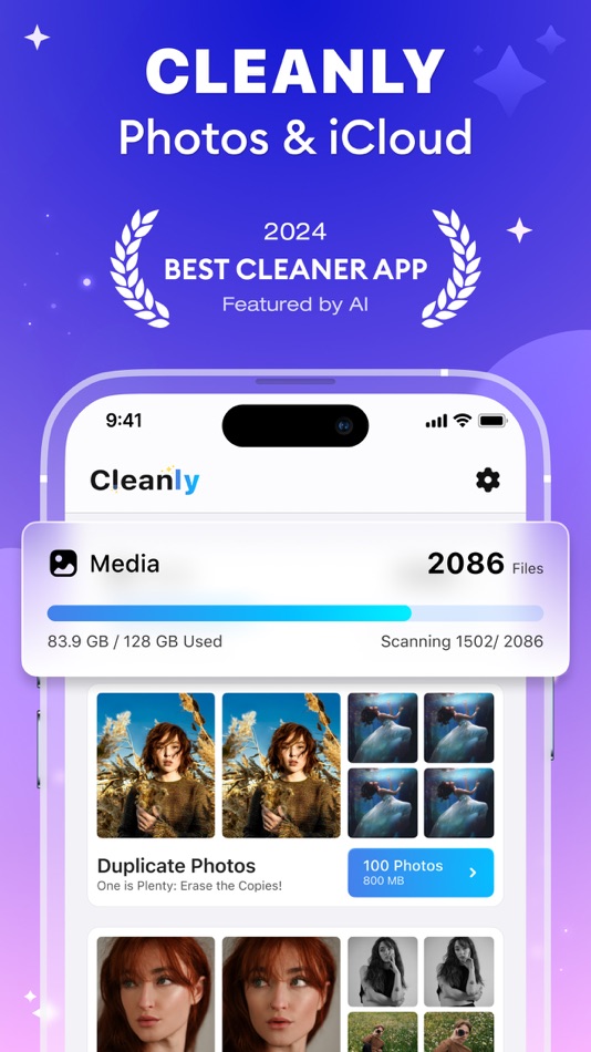 #1. Cleanly: Cleanup Phone Storage (iOS) Podle: Appyhigh Technology LLP