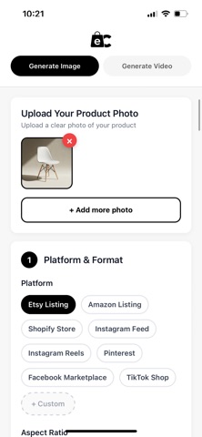 Screenshot 2 of eCommerce Creator App