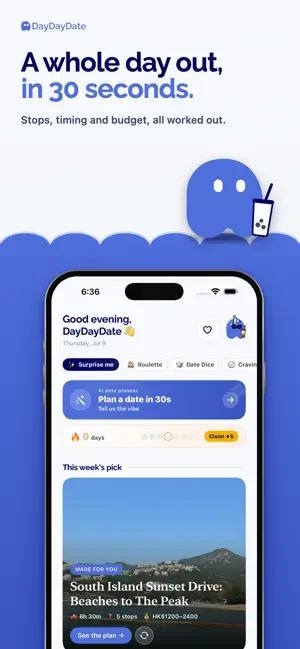 DayDayDate: Go Places Together screenshot 1