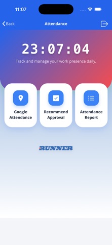 Runner HRM screenshot