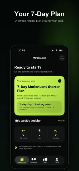 MotionLens - Fitness Cam screenshot 2