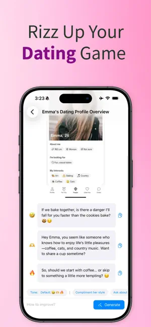 Rizzler AI: Texting Wingman screenshot 2