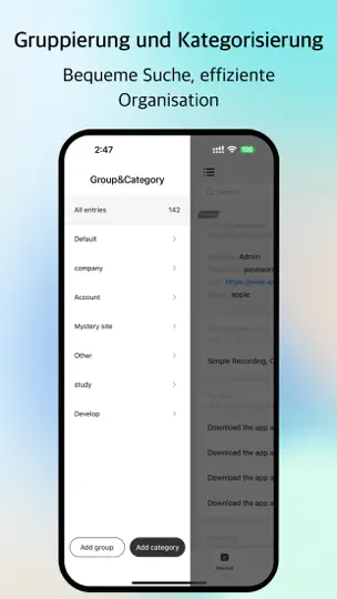 Screenshot von Eintrag auf dem iPhone 2