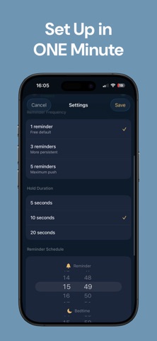 Bedtime Reminder: Sleep Now Screenshot 3 of 3