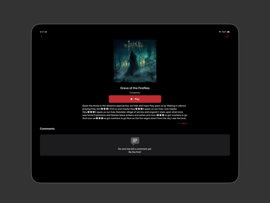 The Raven Age iPad screenshot 7 - Music app