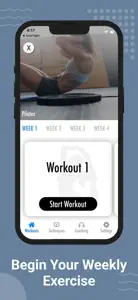 Pilates Workout Routines screenshot #2 for iPhone