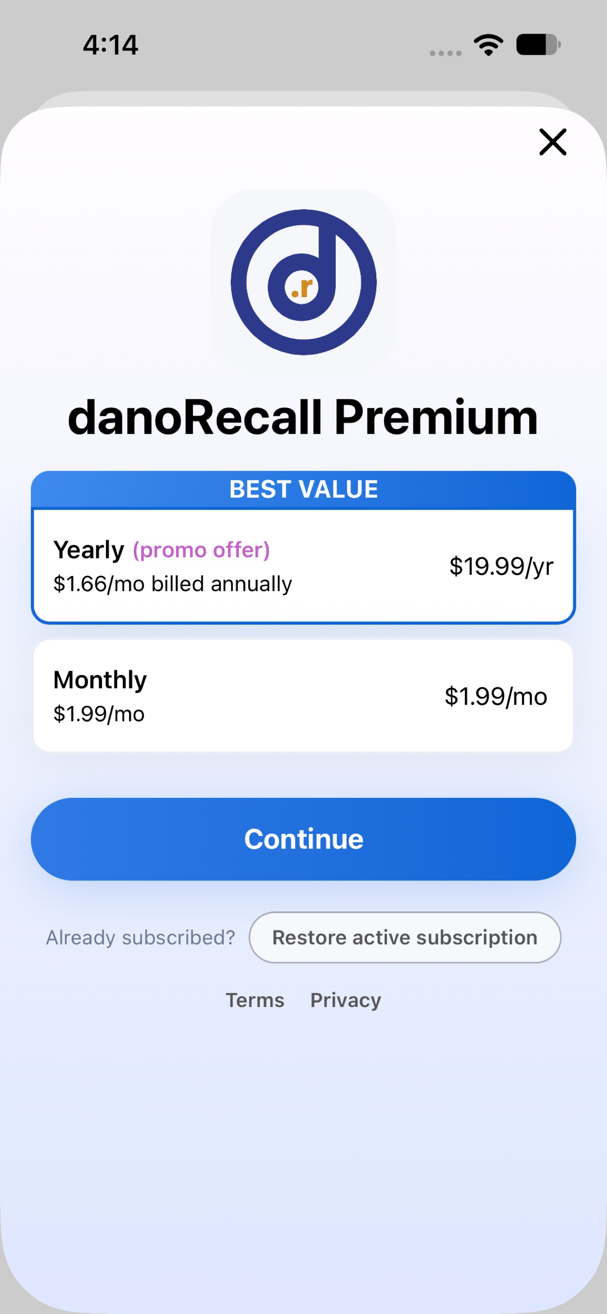 Screenshot 10 of danoRecall: Everyday Memory