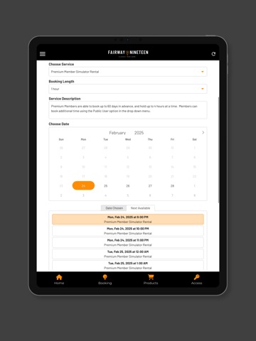 Fairway Nineteen iPad screenshot