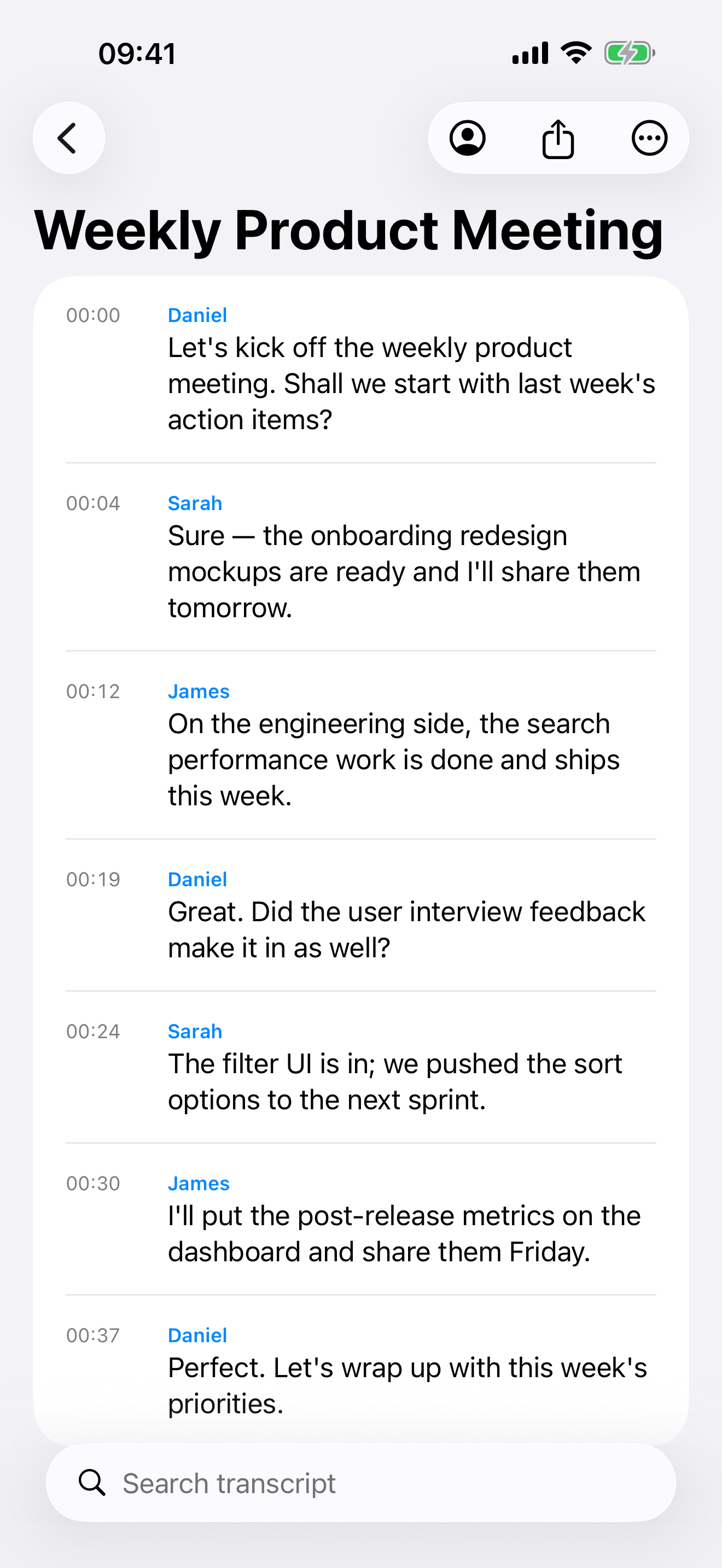 TalkScript - voice to script screenshot 3