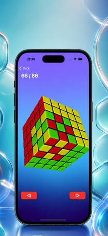 Magic Cube Solver & Timer iPhone screenshot