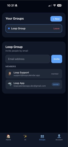 Shared Calendar - Loop screenshot