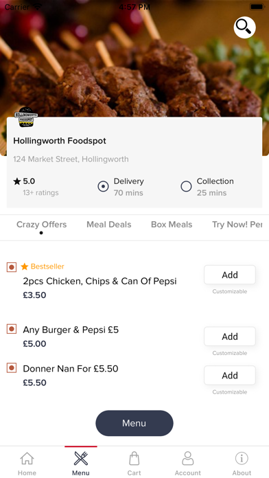 Hollingworth FoodSpot Screenshot