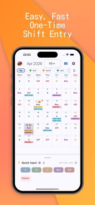 KuriShift - Shift Calendar Screenshot 4 of 10