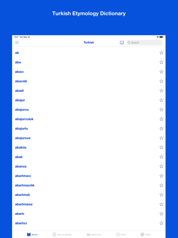 Screenshot #4 pour Turkish Word Origins